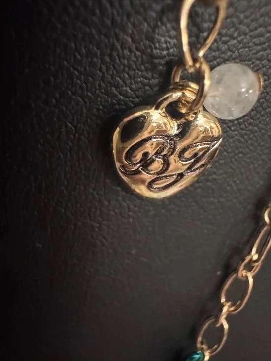 NWT Women BETSEY JOHNSON Coastal Mediterranean Sardines sparkly long necklace - Picture 7 of 9